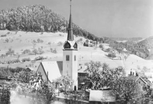 1933 Sicht auf die Kirche vom Süden