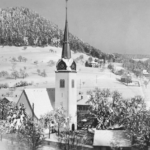 1933 Sicht auf die Kirche vom Süden