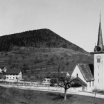 1892 neuer Kirchturm nach Fertigstellung